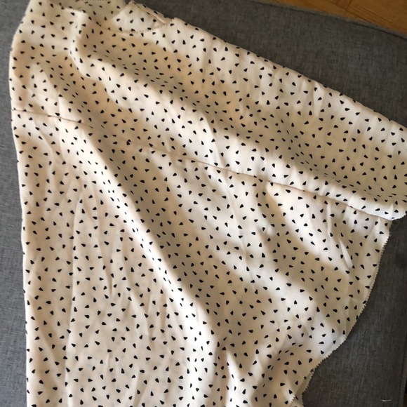 Light pink with black dots blouse. - Picture 3 of 3